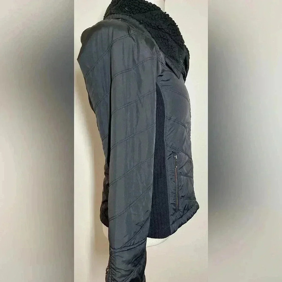 Prana Jacket | Black w/asymetrical Zip Front | Women’s Medium - Picture 2 of 4